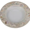 Cello Candle Charger - Oyster Shell