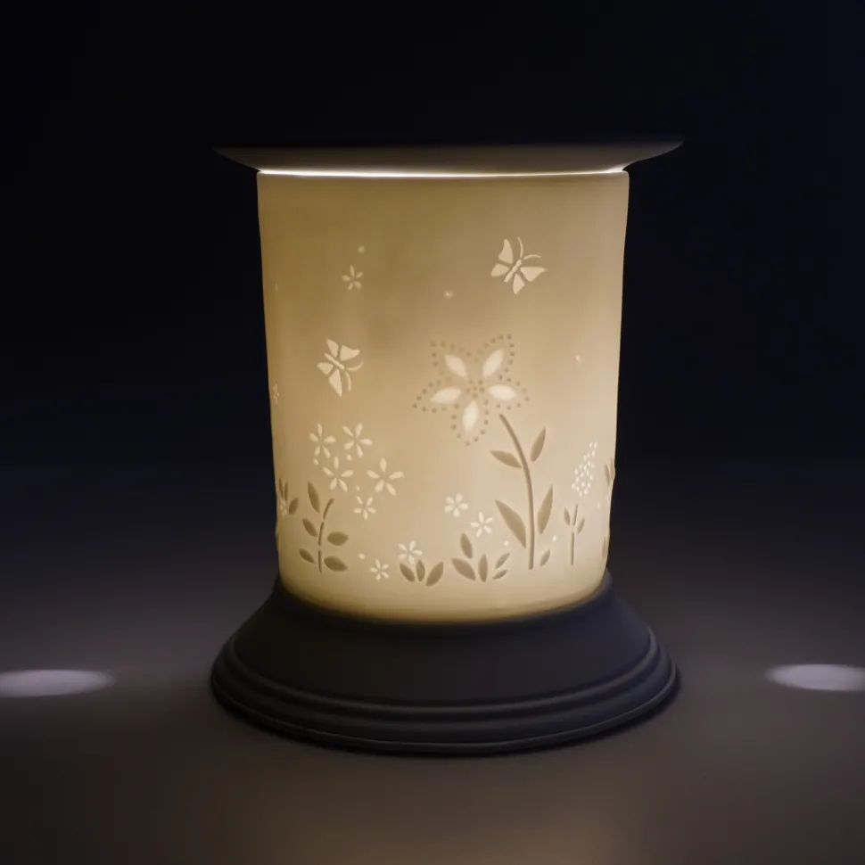 Cello Electric Wax Burner Porcelain Straight - Flower
