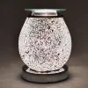 Cello Electric Wax Burner Touch Mosaic - Silver