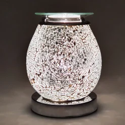 Cello Electric Wax Burner Touch Mosaic - Silver