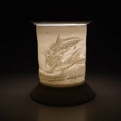 Cello Electric Wax Burner Porcelain Straight - Dolphin