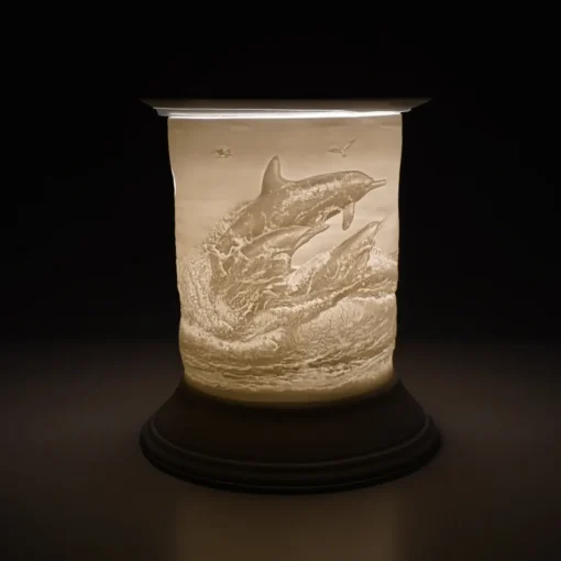 Cello Electric Wax Burner Porcelain Straight - Dolphin