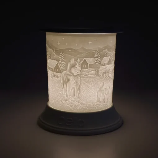 Cello Electric Wax Burner Porcelain Straight - Winter Husky