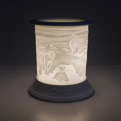Cello Electric Wax Burner Porcelain Straight - Polar Bear