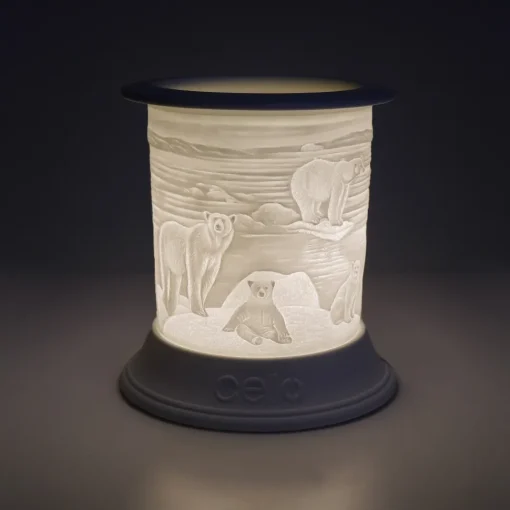 Cello Electric Wax Burner Porcelain Straight - Polar Bear