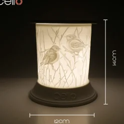 Cello Electric Wax Burner Porcelain Straight - Bird