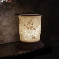 Cello Electric Wax Burner Porcelain Straight - Silk Wings
