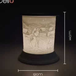 Cello Electric Wax Burner Porcelain Straight - Winter Husky