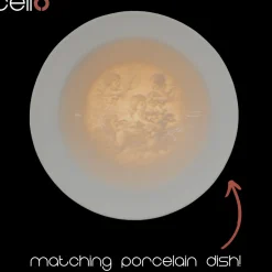 Cello Electric Wax Burner Porcelain Barrel - Cherub