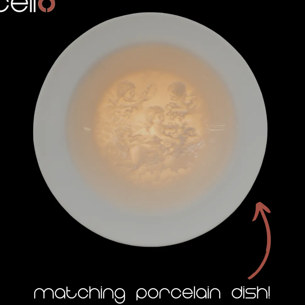 Cello Electric Wax Burner Porcelain Barrel - Cherub