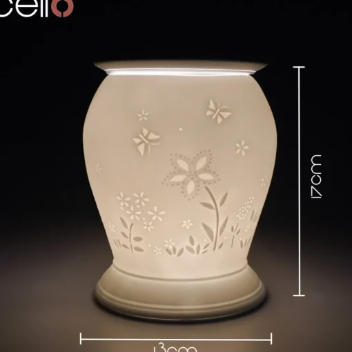 Cello Electric Wax Burner Porcelain Barrel - Flower