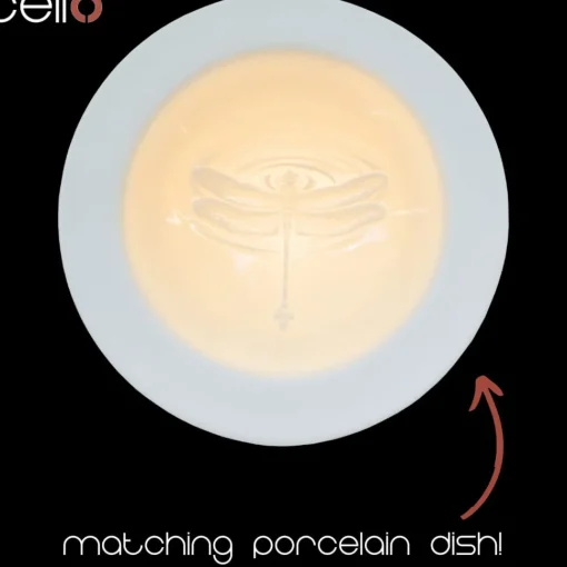 Cello Electric Wax Burner Porcelain Straight - Nature