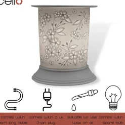 Cello Electric Wax Burner Porcelain Straight - Spring Time