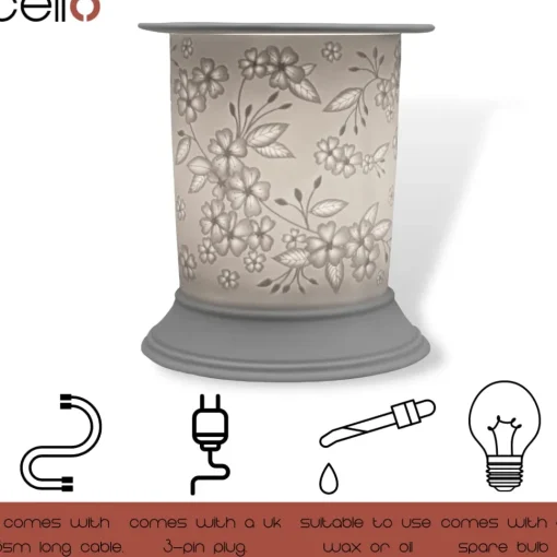 Cello Electric Wax Burner Porcelain Straight - Spring Time