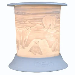 Cello Electric Wax Burner Porcelain Straight - Polar Bear