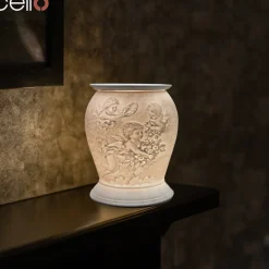 Cello Electric Wax Burner Porcelain Barrel - Cherub