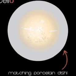 Cello Electric Wax Burner Porcelain Barrel - Flower
