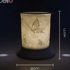 Cello Electric Wax Burner Porcelain Straight - Silk Wings