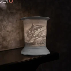 Cello Electric Wax Burner Porcelain Straight - Dolphin