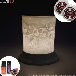 Cello Electric Wax Burner Porcelain Straight - Winter Husky