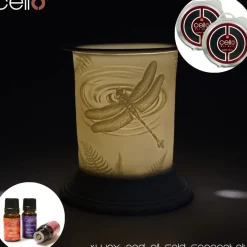 Cello Electric Wax Burner Porcelain Straight - Nature