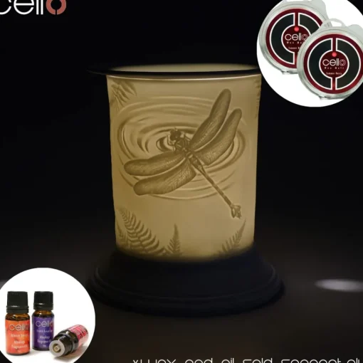 Cello Electric Wax Burner Porcelain Straight - Nature