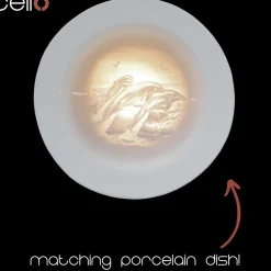 Cello Electric Wax Burner Porcelain Straight - Dolphin
