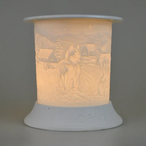 Cello Electric Wax Burner Porcelain Straight - Winter Husky