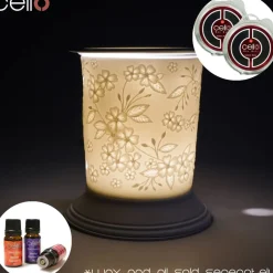 Cello Electric Wax Burner Porcelain Straight - Spring Time