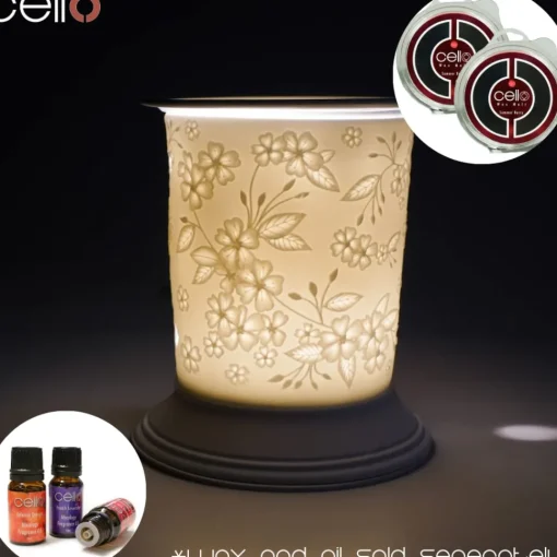 Cello Electric Wax Burner Porcelain Straight - Spring Time