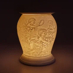 Cello Electric Wax Burner Porcelain Barrel - Cherub