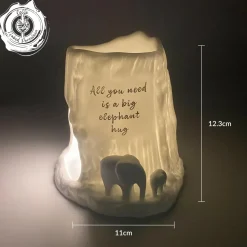 Cello Elephant Tealight Burner - All you need is a big Elephant hug