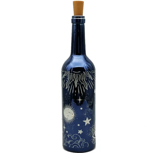 Cello Lighting - Celestial Midnight Blue Bottle - Large