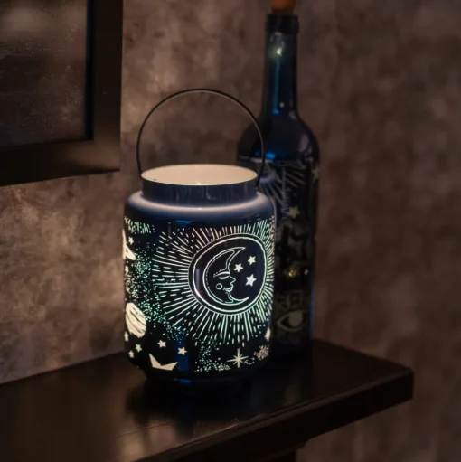 Cello Lighting - Celestial Midnight Blue Bottle - Large