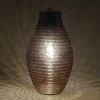 Cello Lighting - Diamond Barrel Vase Brown