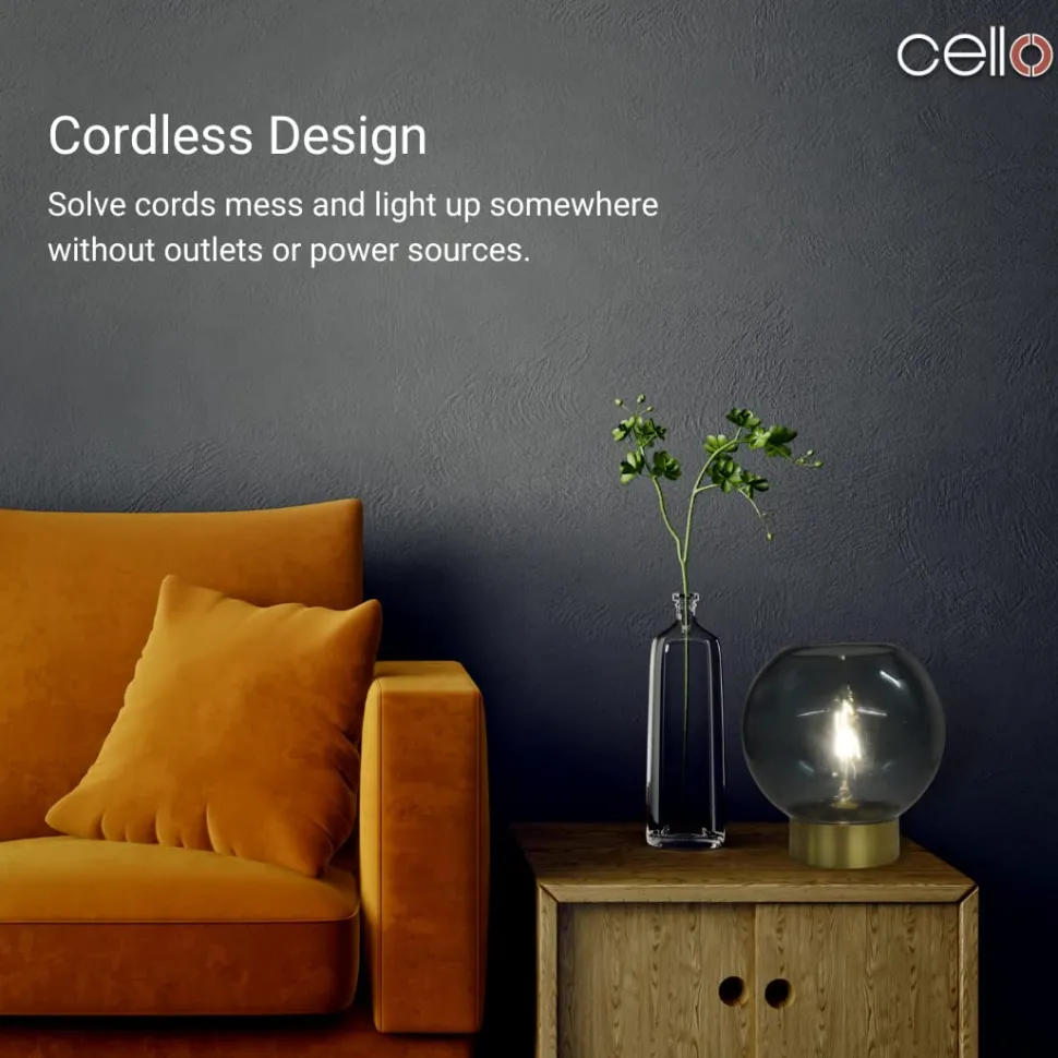 Cello Lighting - Globe Medium Lake Blue