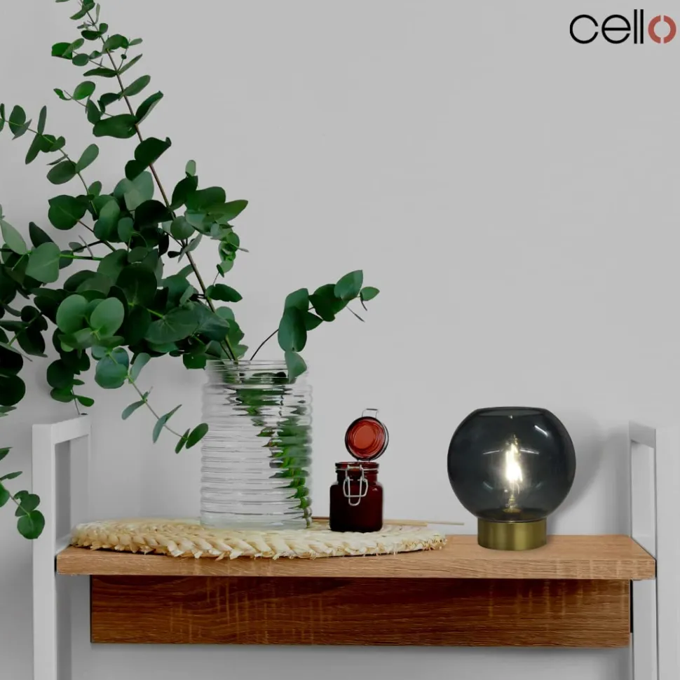 Cello Lighting - Globe Medium Lake Blue