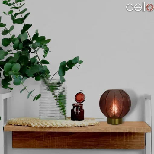 Cello Lighting - Orb Medium Dark Red