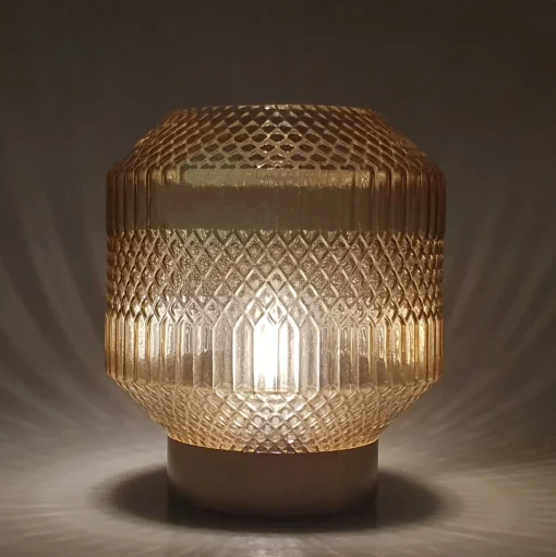 Cello Lighting - Oriental Lantern Medium Amber