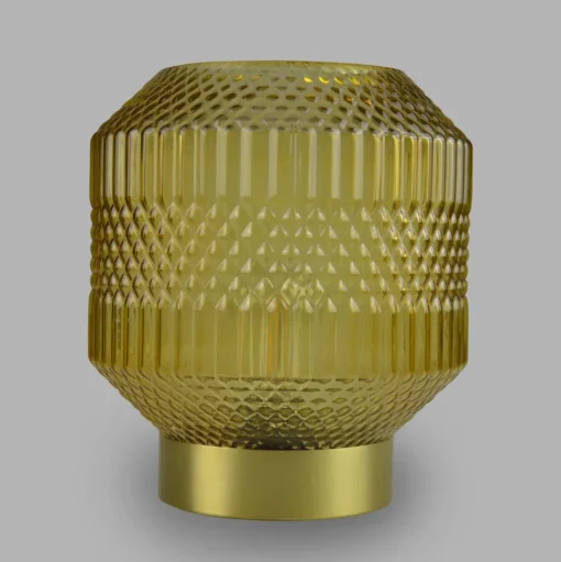 Cello Lighting - Oriental Lantern Medium Amber