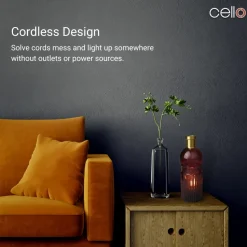 Cello Lighting - Vintage Large Dark Red