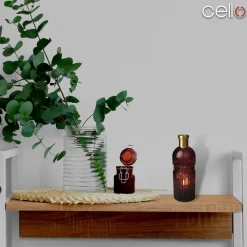 Cello Lighting - Vintage Large Dark Red