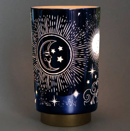 Cello Lighting -Celestial Midnight Blue Lamp - Large