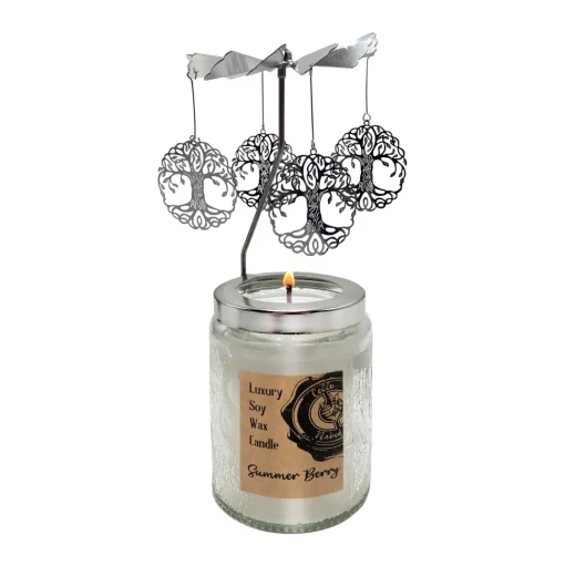 Cello Naked Candle with Convection Spinner - Summer Berry