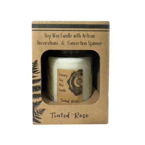 Cello Naked Candle with Convection Spinner - Tinted Rose
