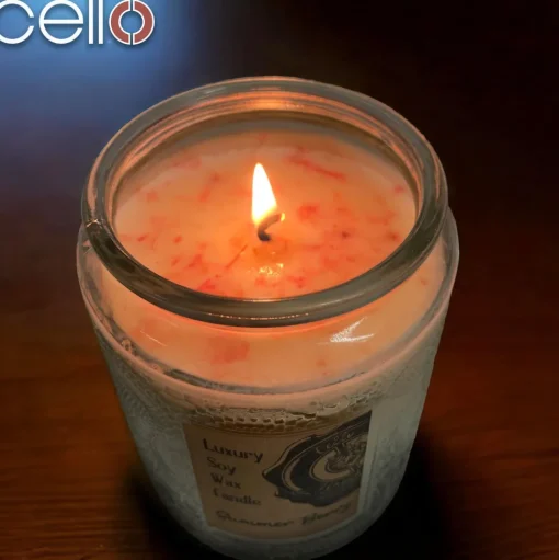 Cello Naked Candle with Convection Spinner - Summer Berry