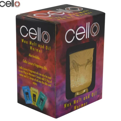 Cello Porcelain Plug In Electric Wax Burner - Dolphin