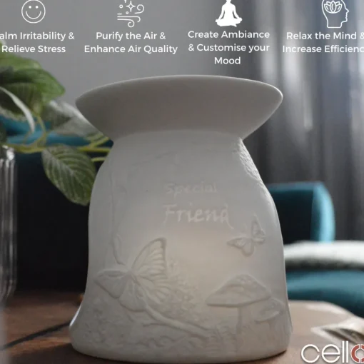 Cello Porcelain Tealight Burner - Special Friend Woodland