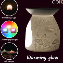 Cello Porcelain Tealight Burner - Special Friend Woodland