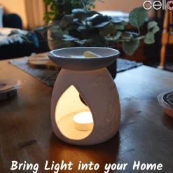Cello Porcelain Tealight Burner - Loveliest Auntie